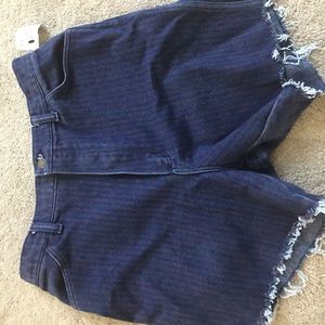 Rustler Red and Blue pinstripe Shorts